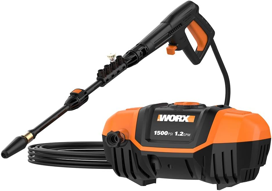 WORX WG601 1500 Max PSI 1.1 GPM 13A Electric Pressure Washer