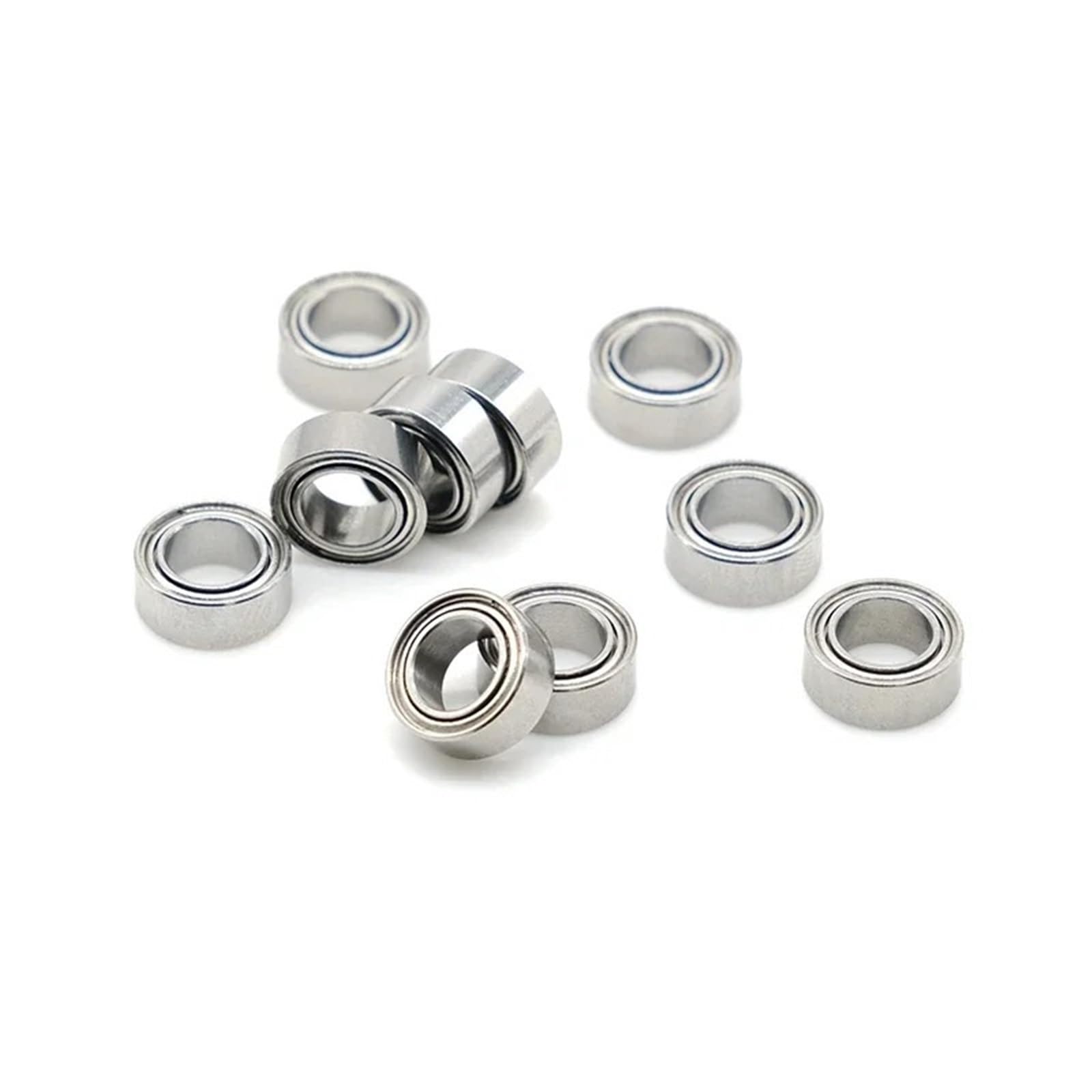 10 rodamientos R156ZZ SR156ZZ de 3/16 x 5/16 x 1/8 pulgadas, rodamientos de bolas de acero inoxidable DDRI-5632ZZ