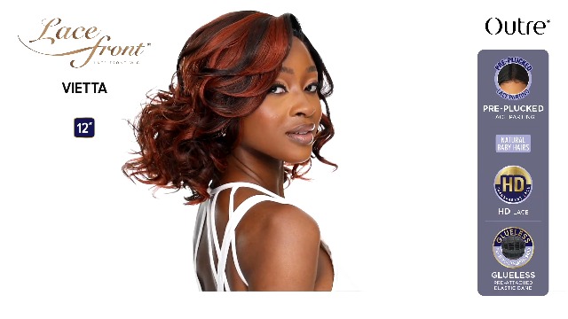 Amazon.com : Outre Lace Front Wig - Vietta (DRFF2/CREAMY LATTE