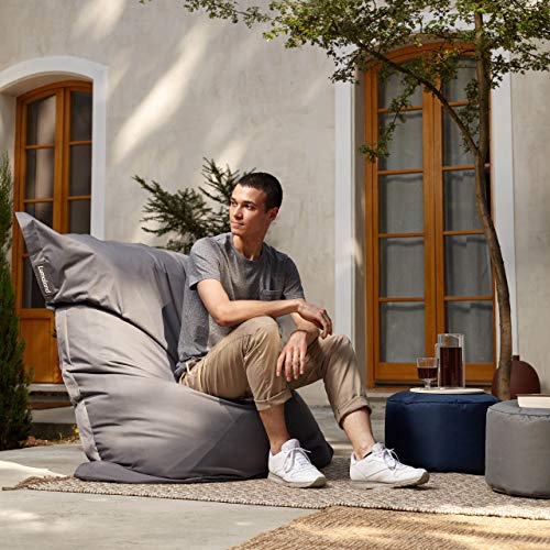 Lumaland Riesen-Sitzsack XXL 140x180 cm | Wasserfestes Indoor & Outdoor Liegekissen mit über 3 Mio. anpassungsfähigen… – Bild 3