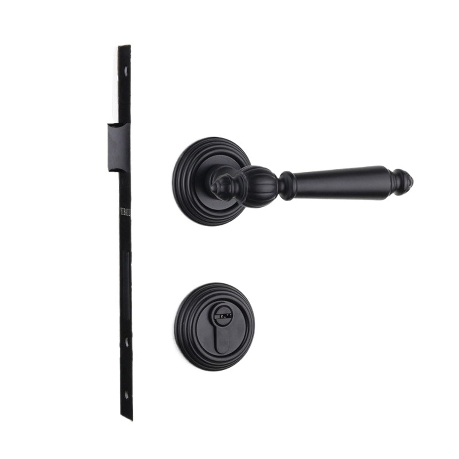 Jwvialel 2 Door Lock Indoor Bedroom Mute Magnetic Suction Handle Split 1Pcs(2)