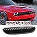 NEESPOC Hood Vent Center Bezel Grill Scoop Fit For 2015-2018 Dodge Challenger SRT HELLCAT & 2019-2023 R/T SCAT PACK 68184348AD 68184348AG 68184348AH,Painted Black Hood Vent Replace Parts Accessories