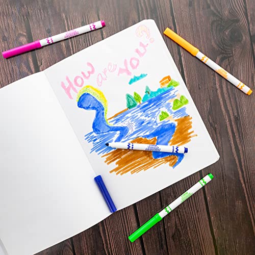 Washable Markers Super Tip 20 Color Bazic Products #TOP4