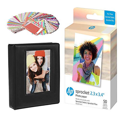 Papier photo Zink HP 50 feuilles dos adhésif format de poche de qualité supérieure