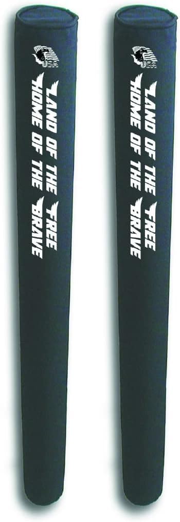 Mad Dog Boat Trailer Guide Pole Pad and Cover with Capped Ends | Heavy Duty UV Fade Proof Canvas | Set of Two