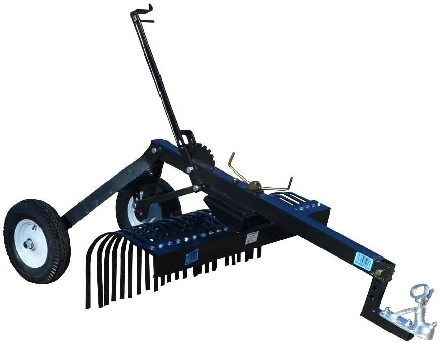 ATV Transformer Tow Frame with Landscape Rake Attachment | 4'