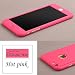 iKNOWTECH® Luxury Full Body Protect Hard Slim Case Cover With Tempered Glass For iPhone 6 Plus 5.5" iPhone 6S Plus 5.5" (Hot Pink)