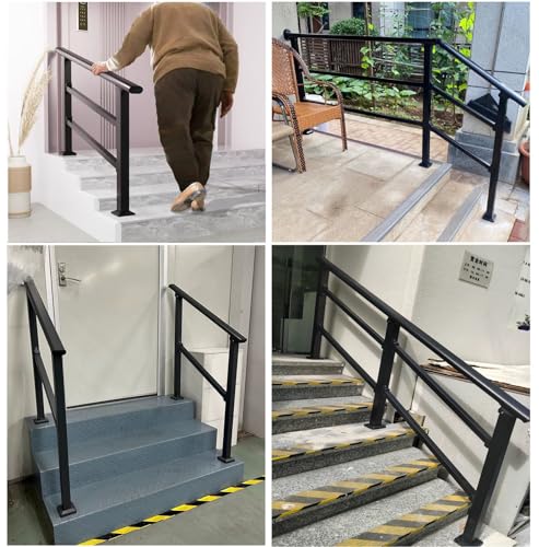 Rampe d'escalier renforcée haut de gamme avec finition design et moderne