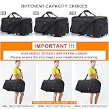 Urtala Faltbare Reisetasche für Herren & Damen, 120L Groß Weekender Übernachtungstasche mit Schuhfach, wasserdichte Handgepäck Tasche/Sporttasche