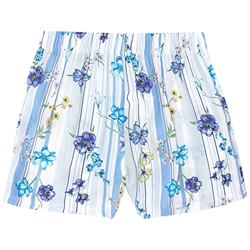 Conjunto blusa e shorts em viscose, Marisol, meninas, Azul , 4