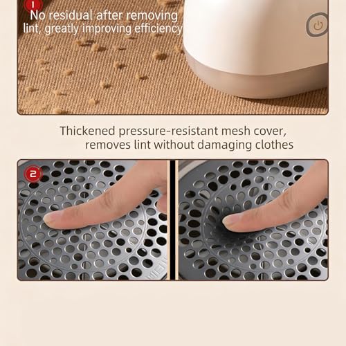 Rasoir à peluches électrique portable à 2 vitesses pour pull et canapé - 6
