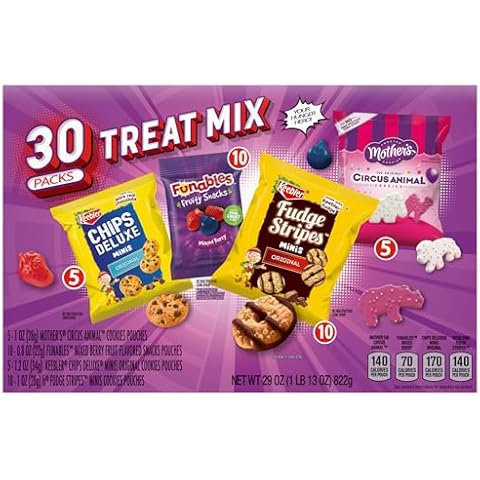 Keebler Variety Treats Snacks and Cookies Pack, 30 Count, 29oz Cover