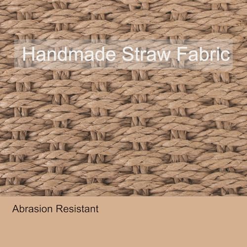 Image of YYW Small Handmade Straw Bag for Women, Natural Summer Beach Shoulder Bag Rattan Crossbody Purse for Women