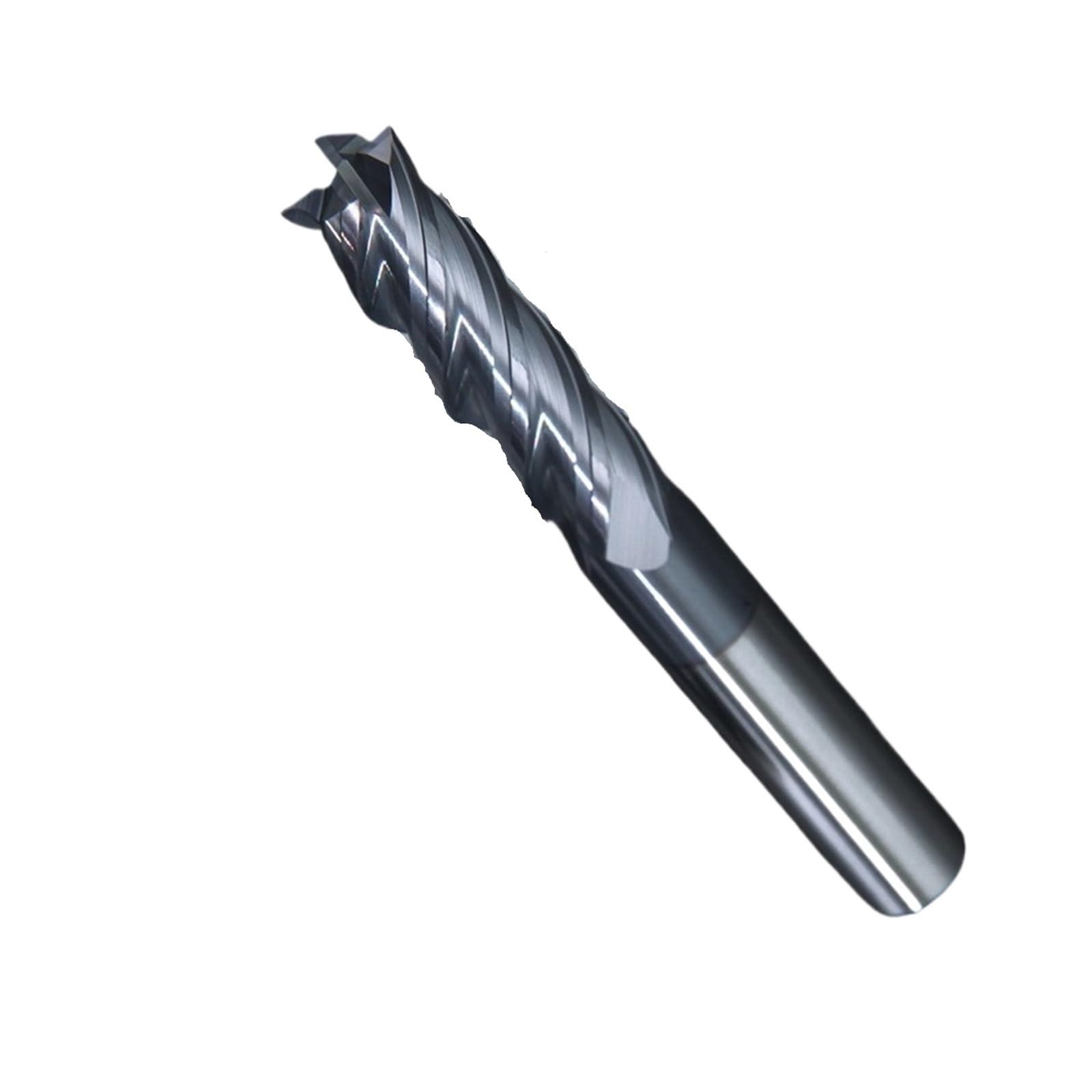 Fresa de extremo HRC50, 4 flautas, 6mm, 8mm, 10mm, 12mm, 14mm, 16mm, 20mm, herramientas Metal carburo alta calidad, 1 ud(10x10Dx75L)