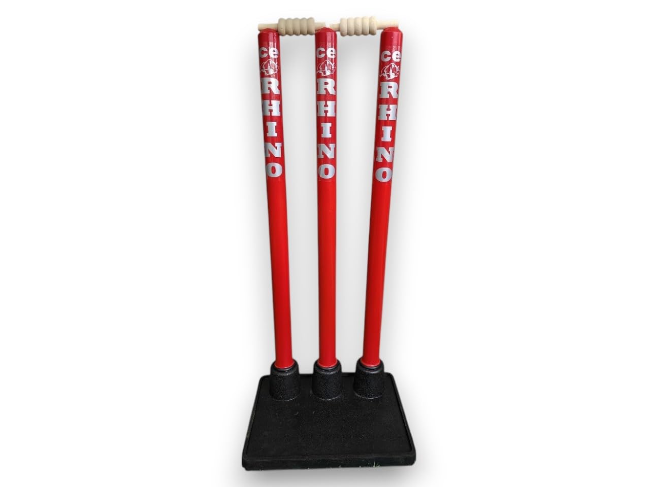 CE Rhino Flexi Rubber Wicket Stand with Wooden Stumps and Bails-image-9