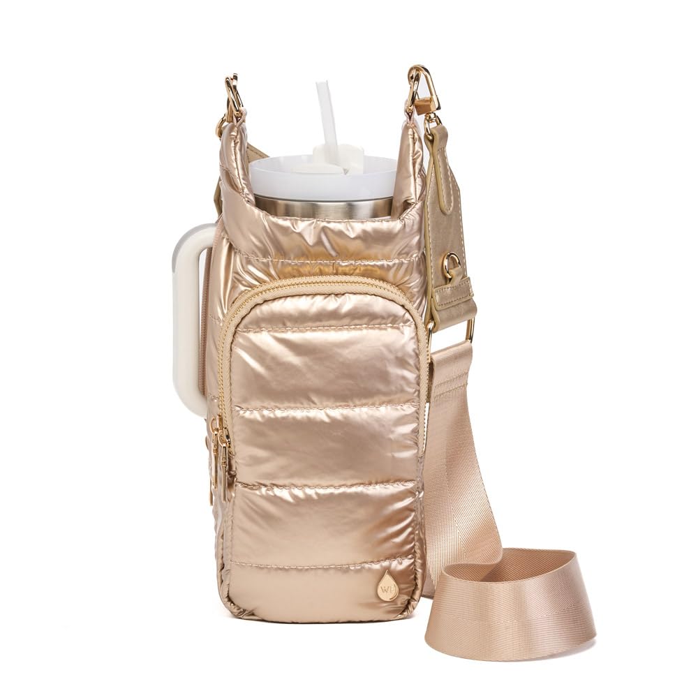 WanderFull Manico Hydrobag oro con finiture in pelle vegana