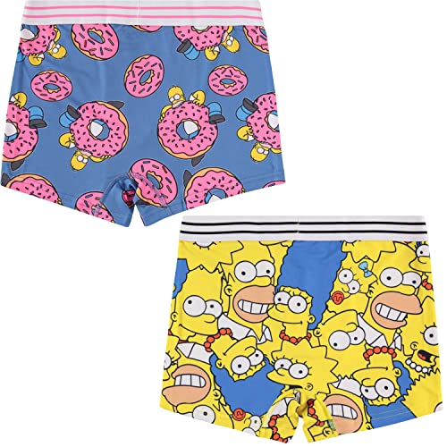 The Simpsons Mens Boxer Briefs Homer Bart Lisa Marge and Krusty The Clown - Mens 2 Pack Boxer Briefs Underwear2