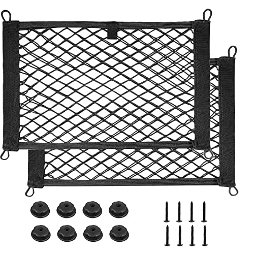 Poche en filet pour rangement élastique 25x45cm avec vis pour camping-car et bateau