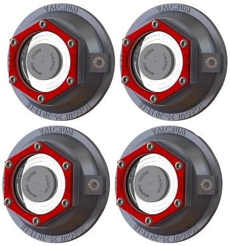 Valcrum HD Aluminum Trailer Oil Hub Cap for 10-16k Axles - ST400 (Pack of 4)
