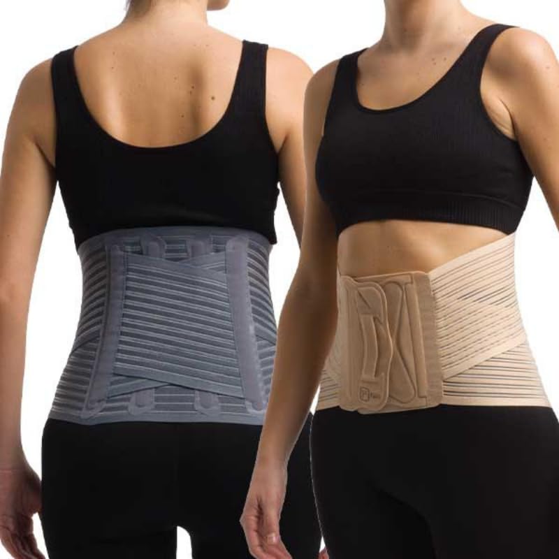 Primspine Care Fascia lombosacrale semi-rigida Attraversamento lombare Xl BEIGE