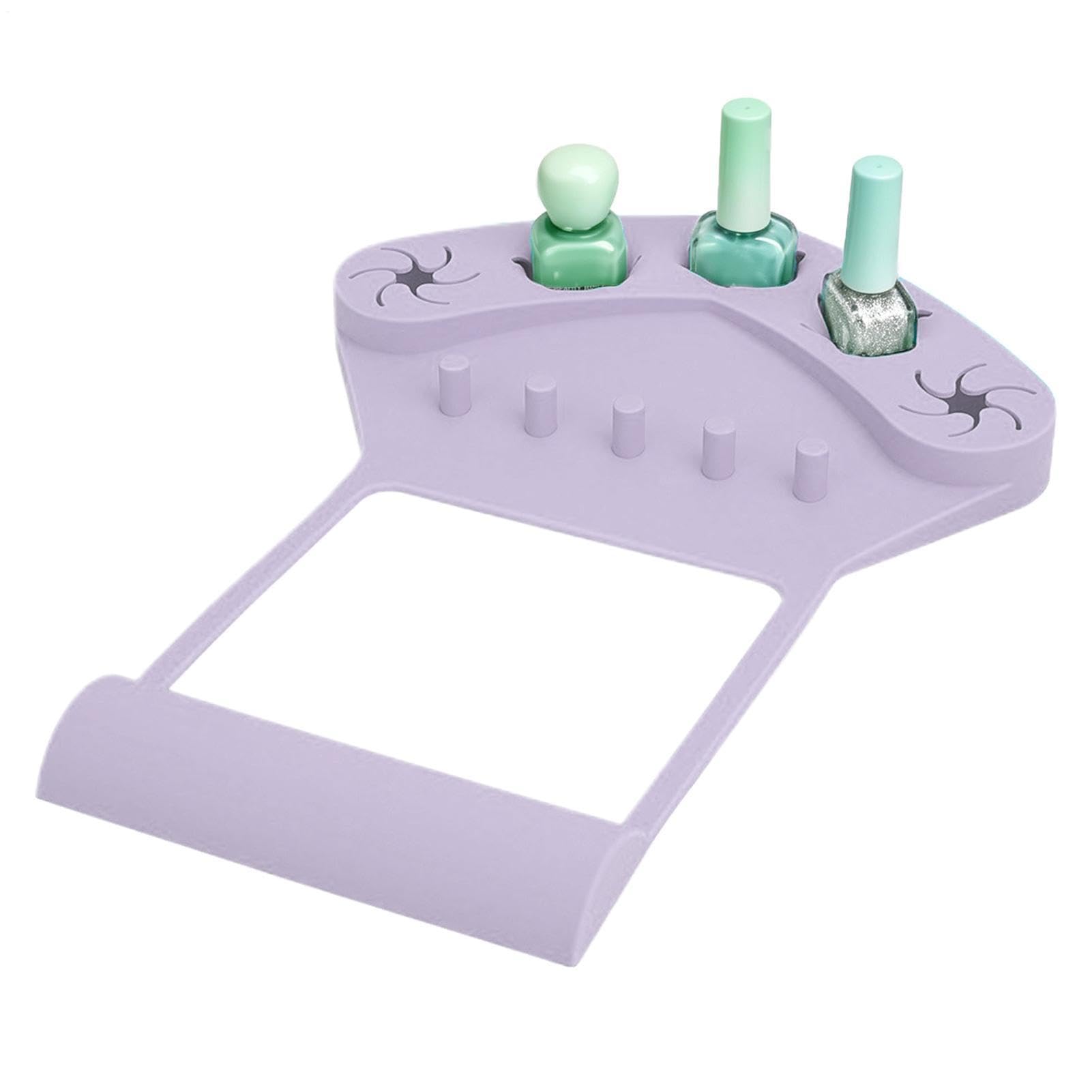 Tappetino in silicone da unghie delle mani Cuscinetto antiscivolo per | Poggiamano in silicone con supporto per le unghie per Donne, Trucco, Pratica, Pittura, Salone, Festa, Laboratorio