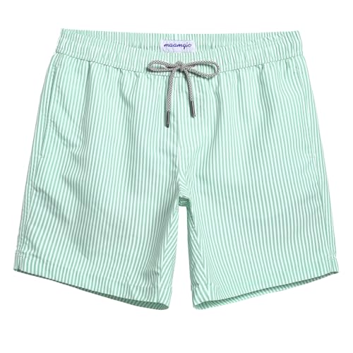Image of maamgic Mens Swim Trunks Quick Dry Swim Shorts with Mesh Lining Funny Swimwear Bathing Suits 7inch