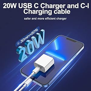 iPhone Charger fast charging [APPLE MFi Certified] 2 pack Apple Type C Wall Charger Block with 2 pack [6FT&10FT] Long USB C to lightning cable for iPhone 14/13/12/12 Pro Max/11/Xs Max/XR/X,AirPods Pro - immagine 4