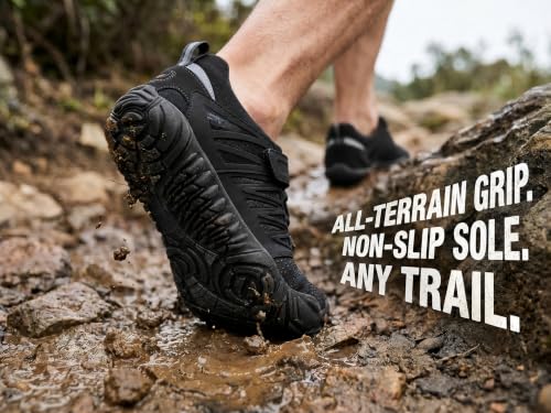 Image of WHITIN Men's Minimalist Trail Runner | Wide Toe Barefoot Box Inspired