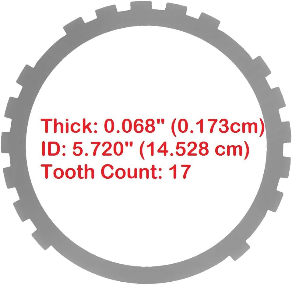 Steel Clutch Plate, Low Reverse Flat 0.068" fits GM TH-700-R4/350/250C 4L60E 1969-1996