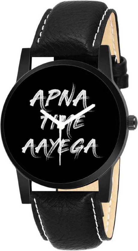 BIZOLO Apna Time Aayega Analog Metal Watch for Men and Women - Black (B0BNLS8W2Z) Amazon Price History, Amazon Price Tracker