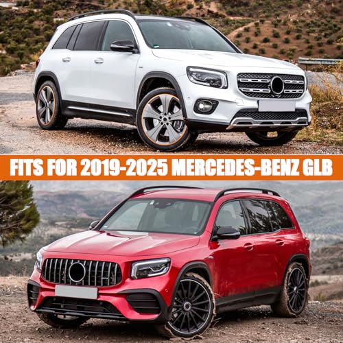Image of Waterproof Car Covers Replacement for 2019-2025 Mercedes-Benz GLB, 6 Layers Silver All Weather Custom-fit Car Cover with Zipper Door & Windproof Bands for Snow Rain Dust Hail Protection