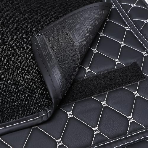 Image of CARNEST 7D Car Floor Mats Only Compatible with Camry All Model, Set of 3 Pcs, 100% Waterproof & Washable Luxury 7D Car Foot Mats, Black