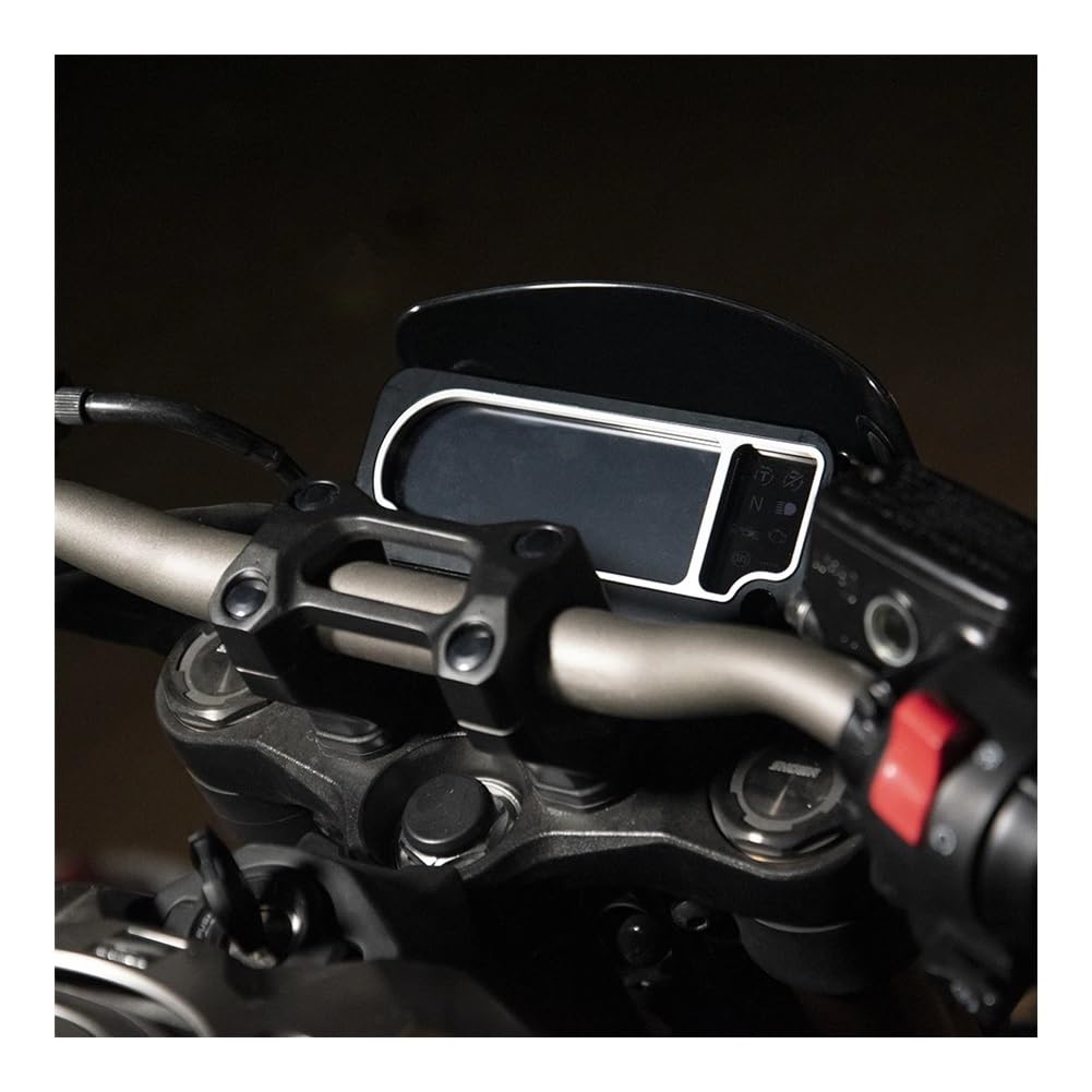 Copertura Cruscotto Tachimetro In Alluminio CNC Per Honda CB500X / CB500F / CB650R / CBR650R (2019-2023) - Nero, Antigraffio