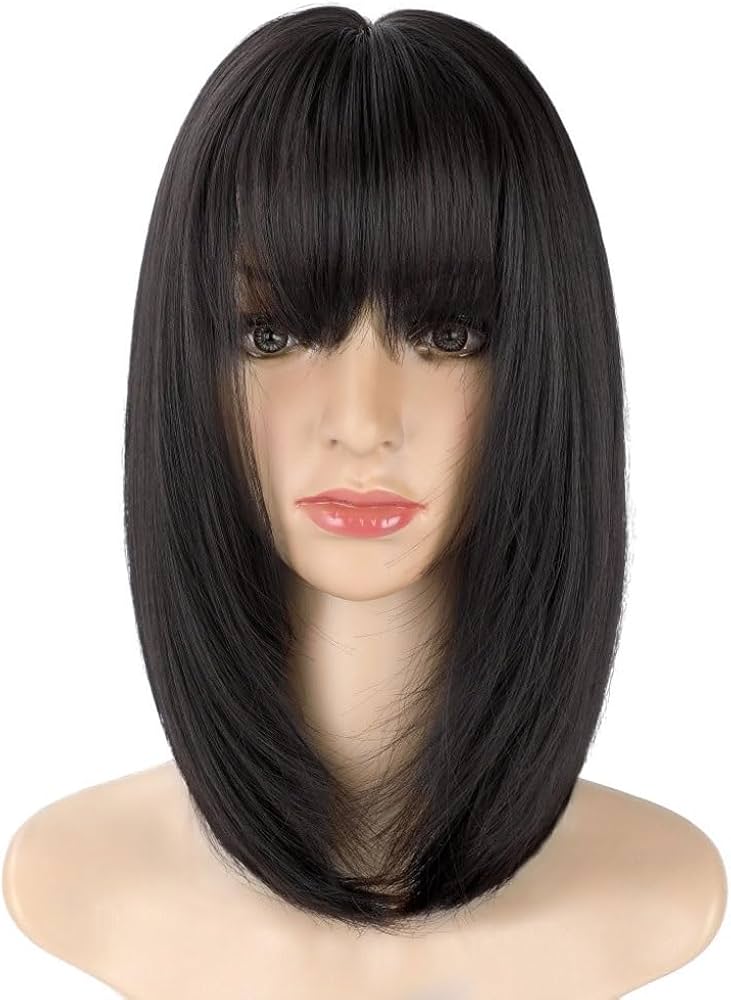 Amazon.co.jp: 人毛ウィッグ ウィッグ 女性用 ショート ストレート 