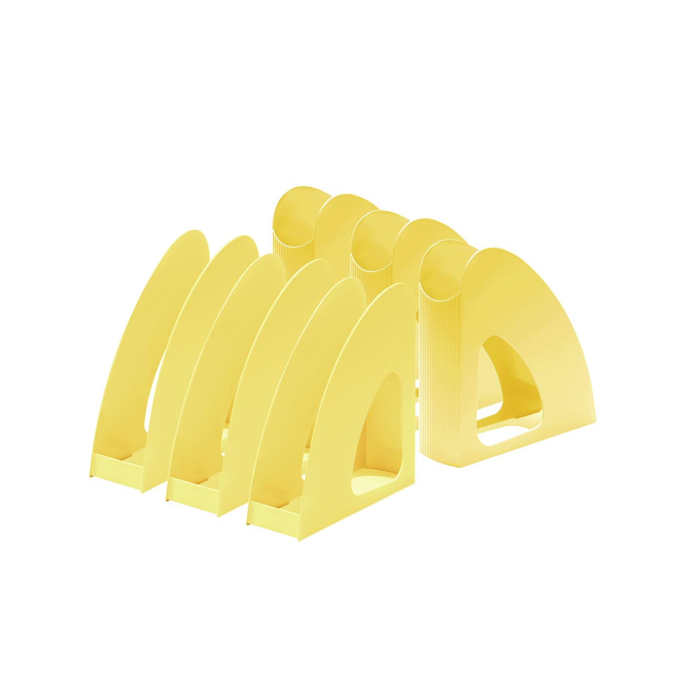 HAN Re-Loop Magazine File - 1 Piece, Say Yes to 100% Recycled Modern Young Design for DIN A4/C4 Documents, Yellow, 16218-915