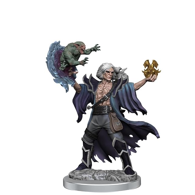 Foto 4 de 8 de Wizkids D&D Frameworks Humano Warlock - Miniatura masculina
