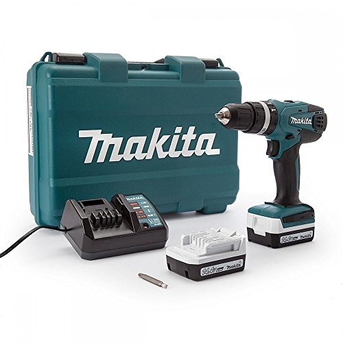 Makita HP347DWE Akku-Schlagbohrschrauber-Set 14,4V 2x 1,3Ah