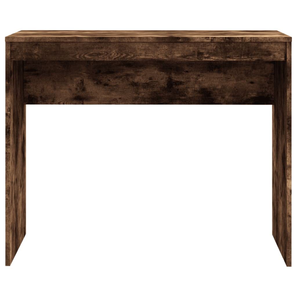 vidaXL Bureau Bureau d'Ordinateur Bureau d'Étude Poste de Travail Bureau Informatique Intérieur Chêne Fumé 90x40x72 cm Bois d'Ingénierie