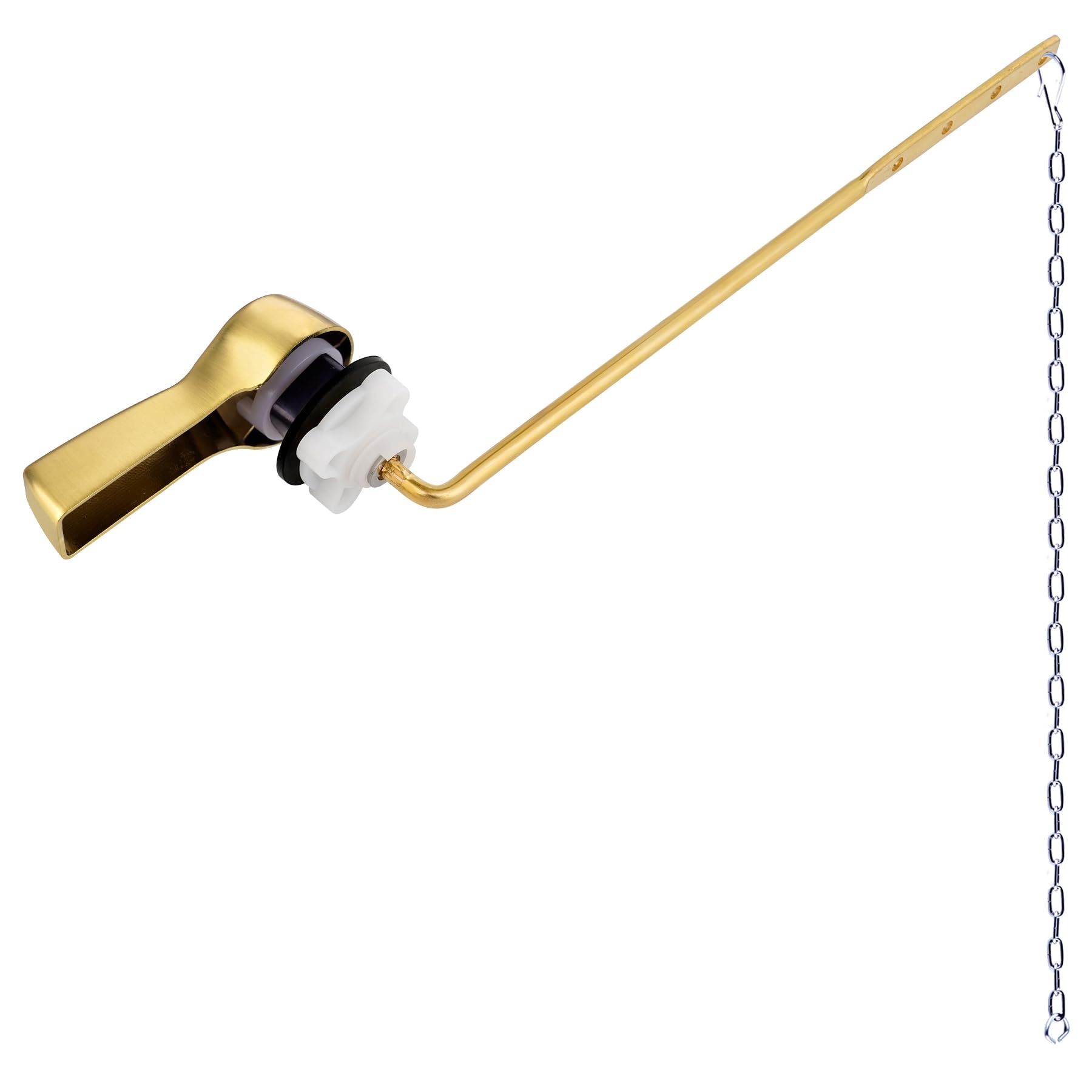 Hibbent Universal Metal Front Mount Toilet Handle Replacement Kit