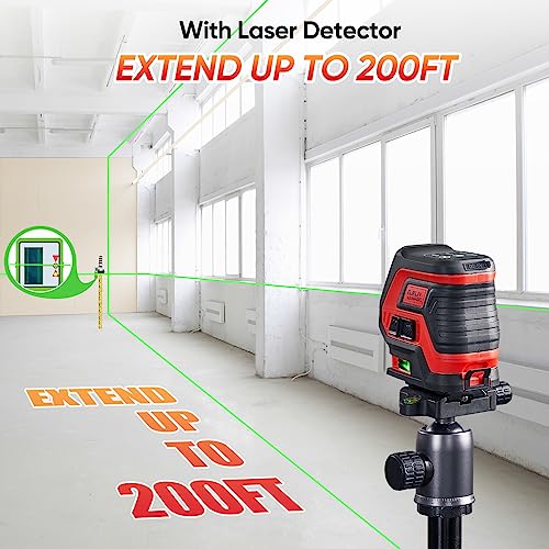 Elikliv CP4B001 Laser Level, Elikliv Self Leveling Laser Level With 2 Plumb Dots Laser Tool thumb #2