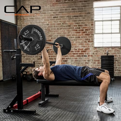 Image of CAP Olympic Barbell - 5FT, 6FT, & 7FT Strength Training Weight Bars, Multiple Options