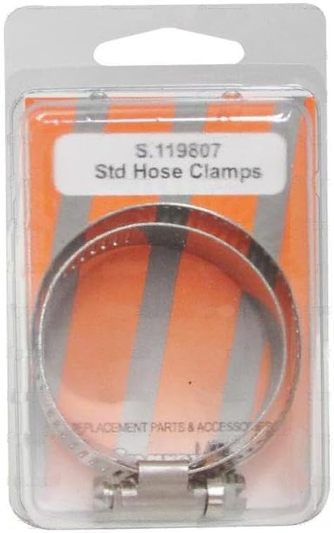 Replacement for fits S.119807 Hose Clamp, Min Ømm, Max Ømm,