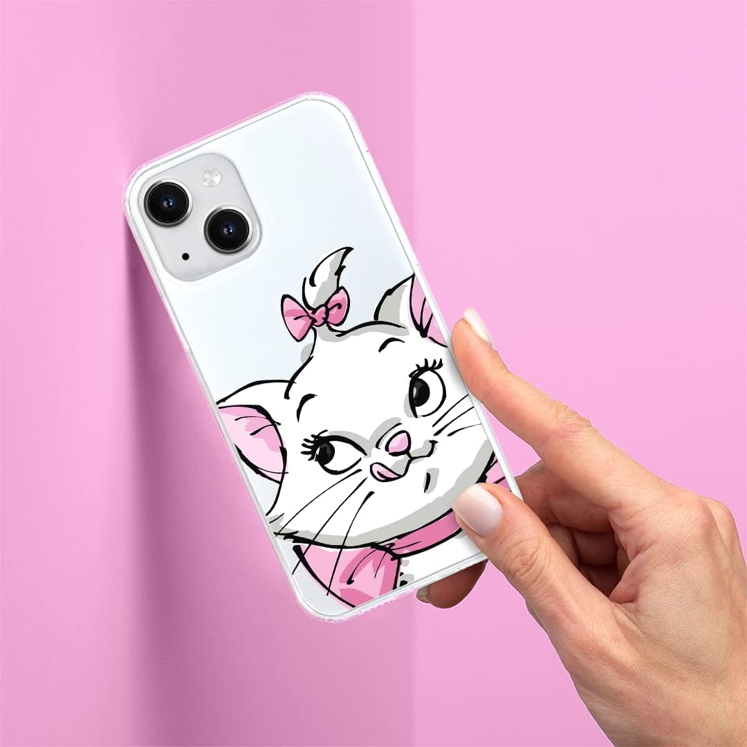 ERT GROUP Mobile Phone Case for Samsung A41 Original and Officially Licensed Disney Pattern Marie 001 Perfectly Adapted to The Shape of The Mobile Phone, Partially Transparent