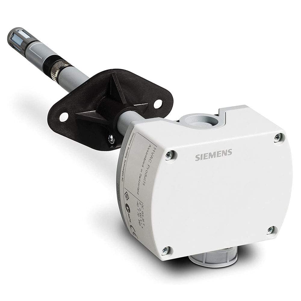 QAM2110.040 Capteur de Température de Conduit et Transmetteur d’Humidité Sonde Analogique pour HVAC Contrôle de l’Air Systèmes de Ventilation et Bâtiments BMS