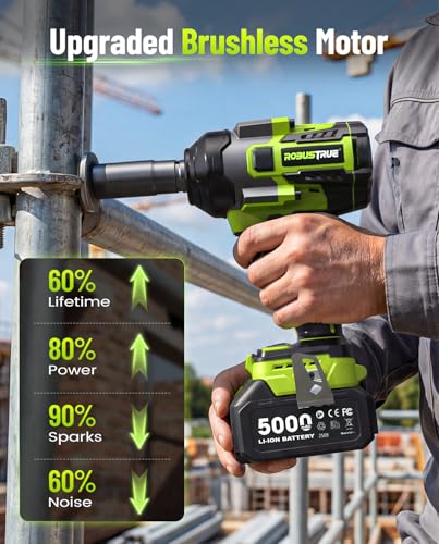 Heavy Duty Cordless Impact Wrench Kit