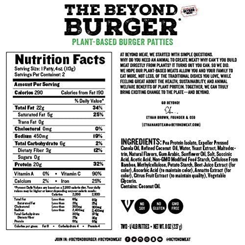 Beyond Meat Burgers Plant Based Patties (10-4oz Patties) - Thumbnail 2