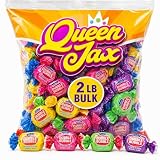 Dubble Bubble Gum - 4 Flavor - Bubble Gum Bulk - 2 LB Bag - Double Bubble Bubble Gum - Individually Wrapped Gumballs- Apple Gum, Watermelon Gum, Grape Gum - Super Bubble Gum