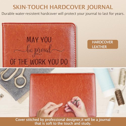 LBWCER Thank You gift May you be proud of the work you do, for Volunteer Staff Coach Nurse Teacher Social Worker Notebook Gift Travel Journal (MAY R) — view 4