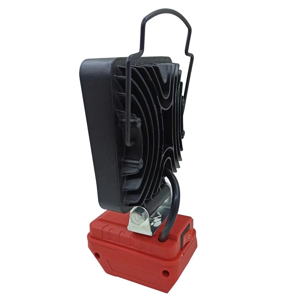 Akumulatorowa lampa robocza LED do użytku na zewnątrz, idealna na kemping, pasuje do akumulatorów 4511396 i 4511437