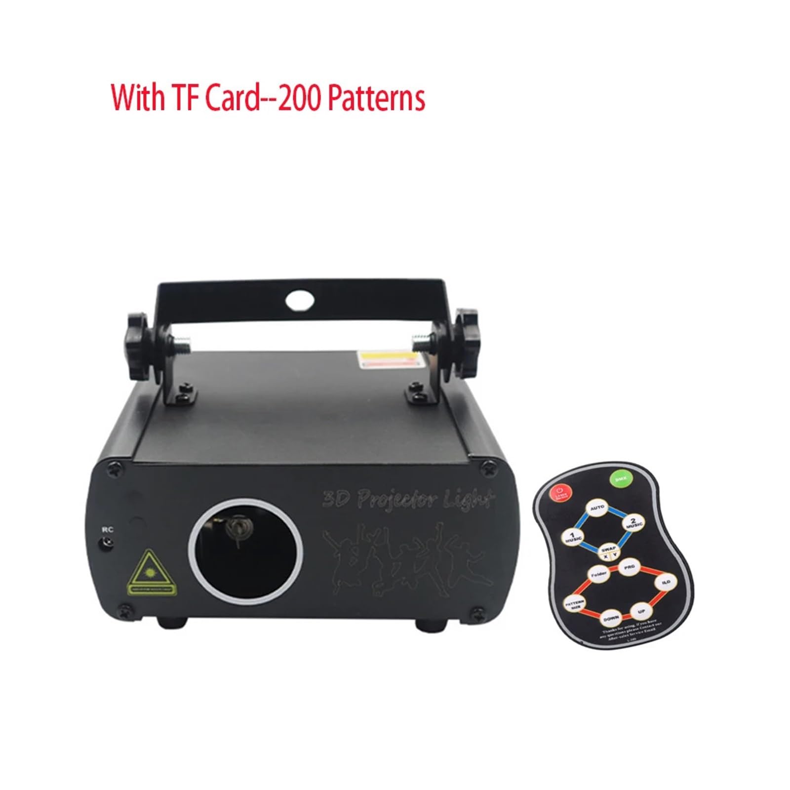 Luci per Feste, Proiettore di animazione 3D Scanner Sta Light Show DMX512 DJ Disco Bar Club Party Matrimonio Luci da festa professionali(100 patterns)